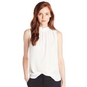 NYDJ Petite cream shell/sleeveless blouse